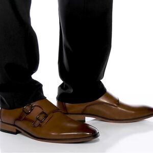 Tommy Hilfiger Men's Tan Leather Oxfords